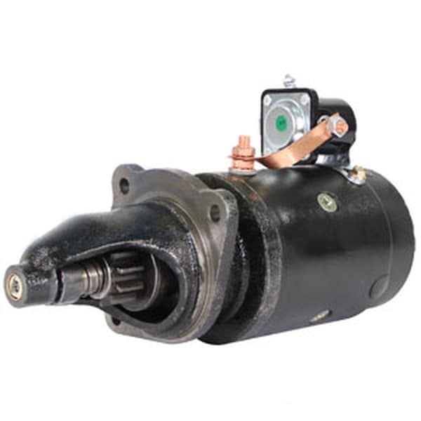 Aftermarket Starter Fits Case IH Tractors 300 350 400 450 CCW 6 V/kW 10 Teeth Delc 361982R91 - main
